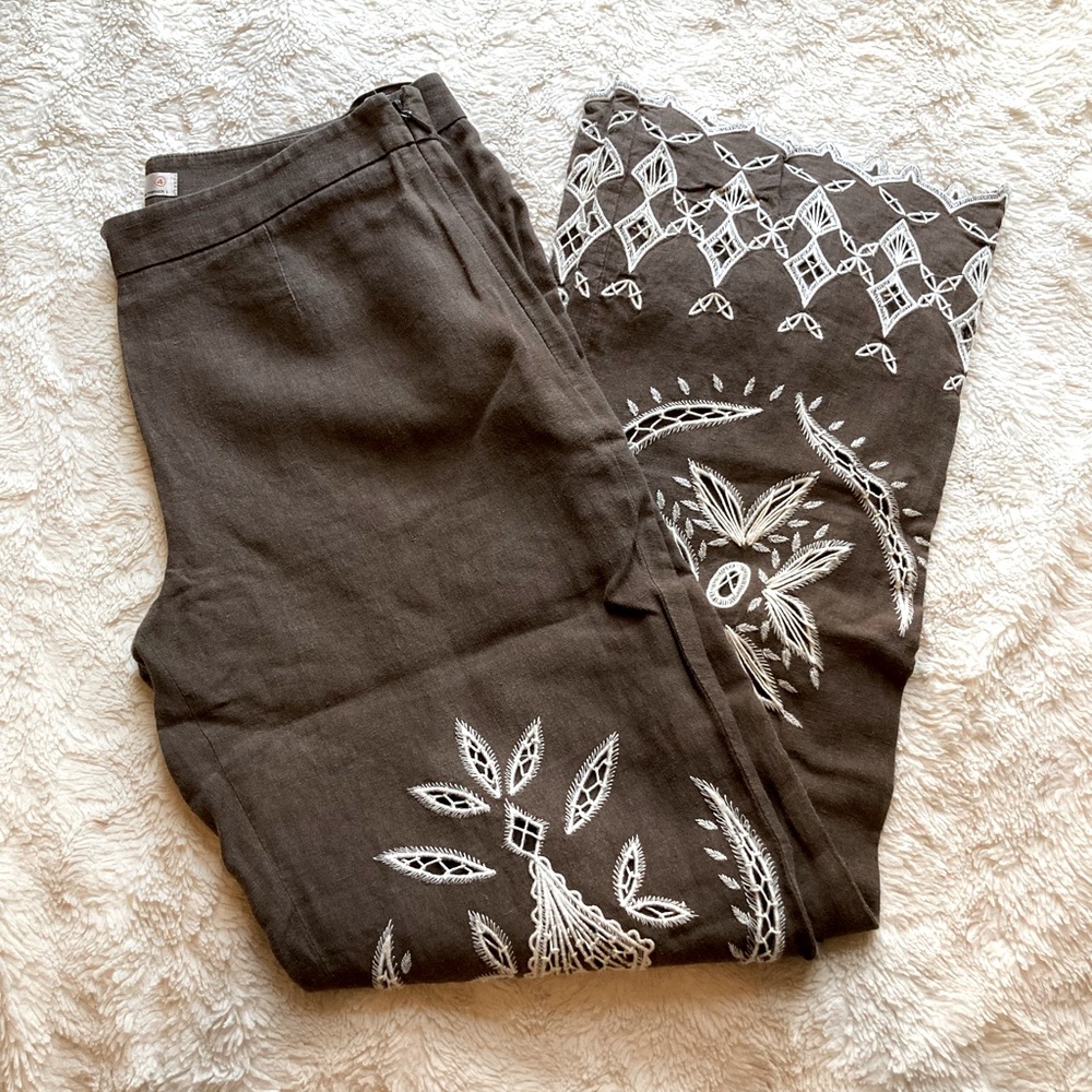 Gorgeous Vintage Embroidered Pants